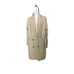 J.Crew XS Double Breasted Long Ribbed Cardigan
Coat‎ Merino Wool Alpaca Blend